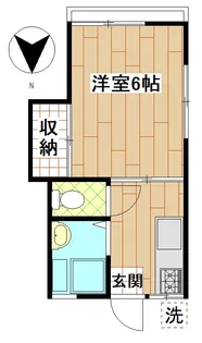 ホワイトコーポラス【2階】の間取り