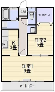 グリーンコーポラス3【1階】の間取り