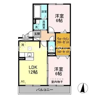 メゾンドール A【1階】の間取り