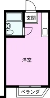 1Rの間取り画像