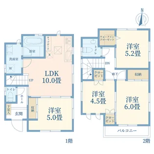 埼玉県さいたま市南区四谷2【一戸建】の間取り