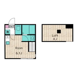 パーシモンテラス弘明寺【1階】の間取り