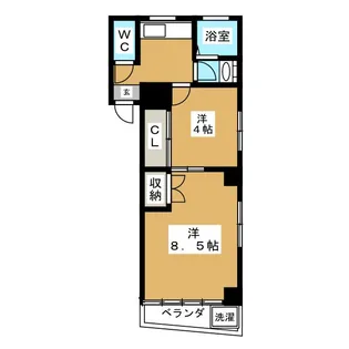 東京都大田区大森北3【マンション】の間取り