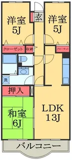 ラフィネ小倉【4階】の間取り