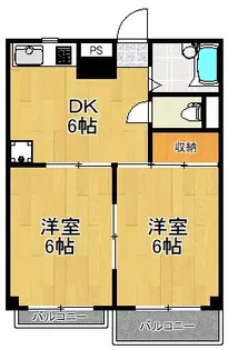 神奈川県横浜市港北区日吉本町5【マンション】の間取り