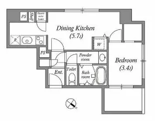オーパスホームズ三田【3階】の間取り