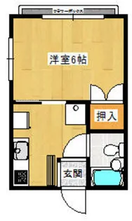 コーポ佐藤【1階】の間取り