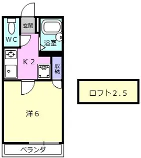 CLAIR【2階】の間取り