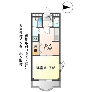 アート錦【2階】の間取り