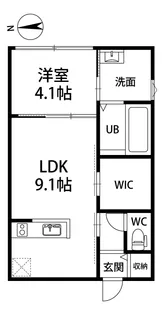 ヘルベチカ【2階】の間取り