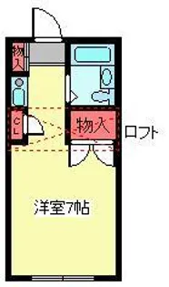 埼玉県さいたま市桜区西堀7【アパート】の間取り