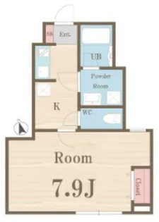 ベリエ池袋本町【1階】の間取り