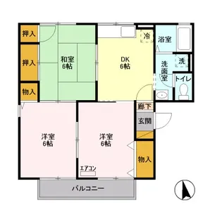 ハウゼ・K B【2階】の間取り