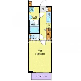 プレール・ドゥーク高井戸【2階】の間取り