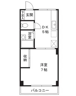 コーポさくら【3階】の間取り