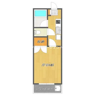 清水マンション【2階】の間取り