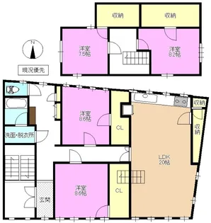 若里信越ビル【3階】の間取り