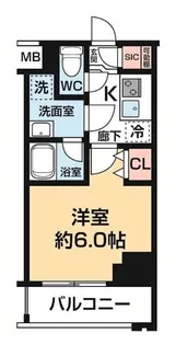 LUMEED横濱吉野町【7階】の間取り