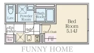 東京都世田谷区三軒茶屋1【マンション】の間取り