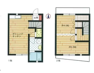 東京都小平市喜平町1【一戸建】の間取り