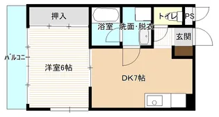 メゾン入江【1階】の間取り