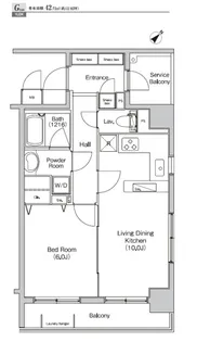 東京都中央区佃3【マンション】の間取り