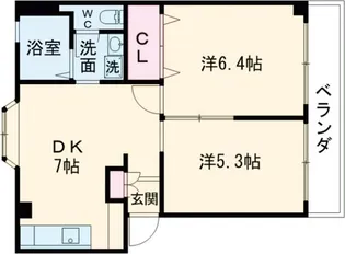 幸レジデンス【2階】の間取り
