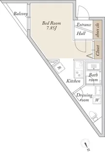 東京都板橋区赤塚1【マンション】の間取り