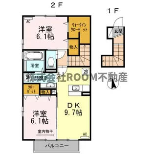 シェルト下川東【2階】の間取り
