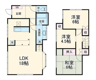 千葉県柏市戸張【一戸建】の間取り