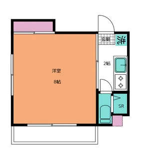 1Kの間取り画像