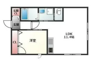 コンフォートK【2階】の間取り