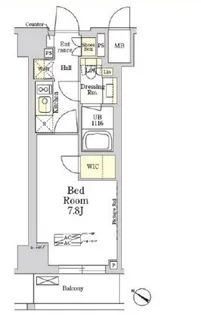 東京都港区南麻布1【マンション】の間取り