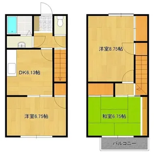 東京都八王子市めじろ台1【一戸建】の間取り