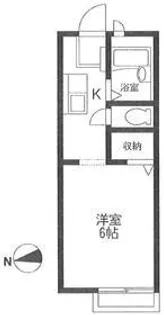メゾンウィング【2階】の間取り