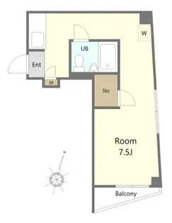 アイリス雪谷【3階】の間取り