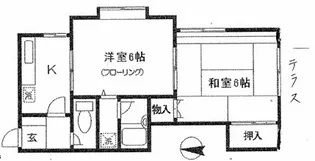 プレッピー【1階】の間取り