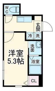CS GARDEN田園調布【1階】の間取り