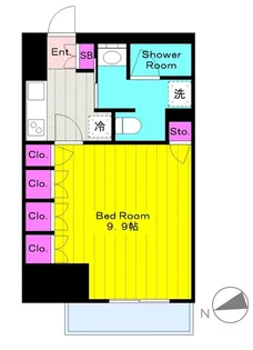 TRACK向ヶ丘遊園【5階】の間取り