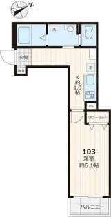 晴桜 セイラ【1階】の間取り