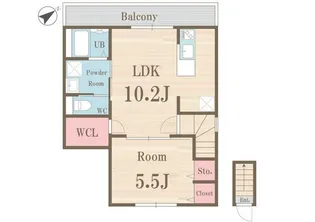 プライムガーデン東武練馬【2階】の間取り