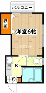 ヒルズ北條【1階】の間取り