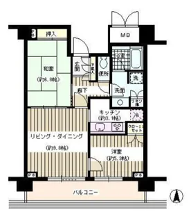 東京都江東区白河4【マンション】の間取り