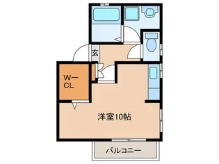 シンパティーア北山【2階】の間取り