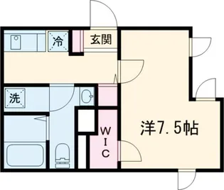 コンポジット上野毛【3階】の間取り