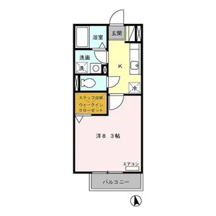 スプランドゥール B【2階】の間取り