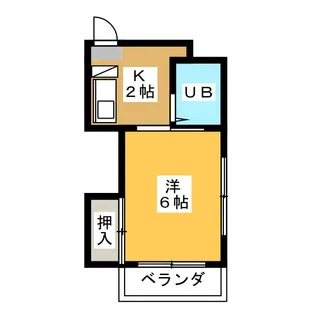シャトーナカムラ【3階】の間取り