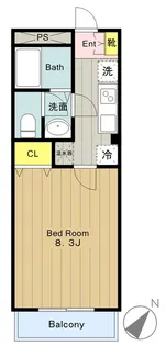 ジャスティス【1階】の間取り
