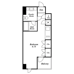 プレミアステージ三田慶大前【3階】の間取り