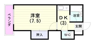 エクレウス【3階】の間取り